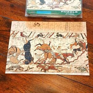 The Bayeux Tapestry Battle Of Hastings 120 Piece Puzzle